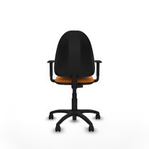 Aýna CP similpiel naranja brazos 1D base poliamida ruedas nailon 50mm