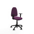 Aýna CP similpiel morado brazos 1D base poliamida ruedas nailon 50mm