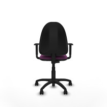 Aýna CP similpiel morado brazos 1D base poliamida ruedas nailon 50mm