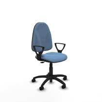 Algarra CP bali azul cielo brazos fijos base poliamida ruedas nailon 50mm