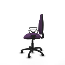Algarra CP bali morado brazos fijos base poliamida ruedas nailon 50mm