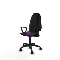 Algarra CP bali morado brazos fijos base poliamida ruedas nailon 50mm