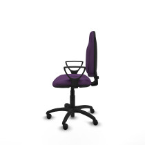 Algarra CP bali morado brazos fijos base poliamida ruedas engomadas 50mm