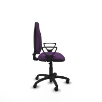 Algarra CP bali morado brazos fijos base poliamida ruedas engomadas 50mm