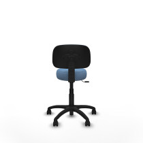 Silla Llanos giratorio bali azul cielo base poliamida 600 ruedas nailon 50