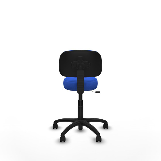 Silla Llanos giratorio bali azul base poliamida 600 ruedas nailon 50