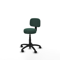 Silla Llanos giratorio bali verde botella base poliamida 600 ruedas nailon 50