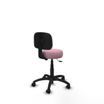 Silla Llanos giratorio bali rosa base poliamida 600 ruedas nailon 50
