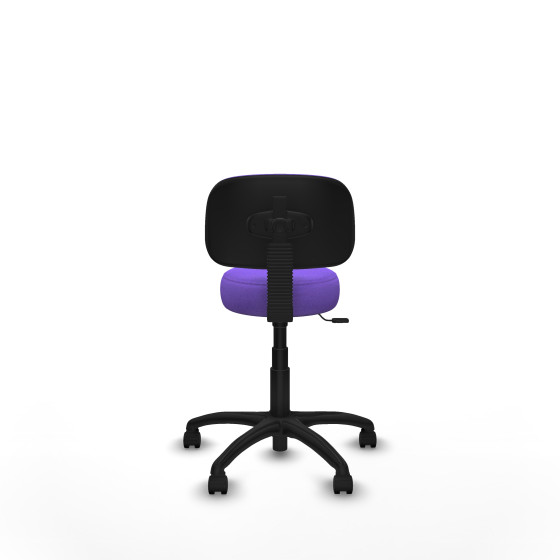Silla Llanos giratorio bali lila base poliamida 600 ruedas nailon 50