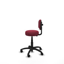 Silla Llanos giratorio bali granate base poliamida 600 ruedas nailon 50