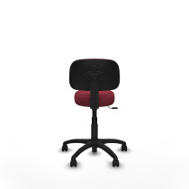 Silla Llanos giratorio bali granate base poliamida 600 ruedas nailon 50