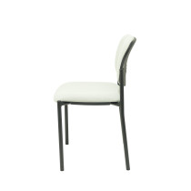 Silla fija Styl bali gris claro chasis negro