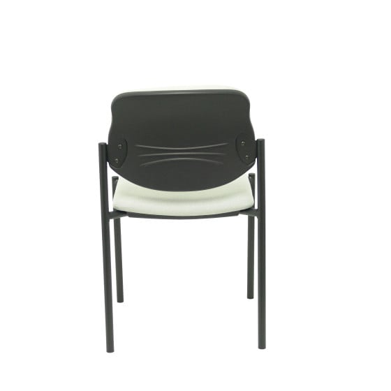 Silla fija Styl bali gris claro chasis negro