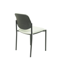 Silla fija Styl bali gris claro chasis negro