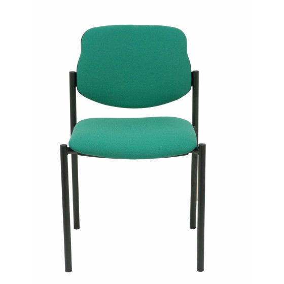 Silla fija Styl bali verde esmeralda chasis negro