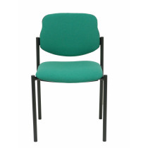 Silla fija Styl bali verde esmeralda chasis negro