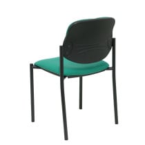 Silla fija Styl bali verde esmeralda chasis negro