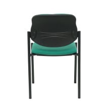Silla fija Styl bali verde esmeralda chasis negro