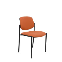 Silla fija Styl bali marrón chasis negro