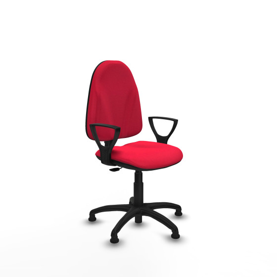 Algarra CP bali rojo brazos fijos base poliamida topes