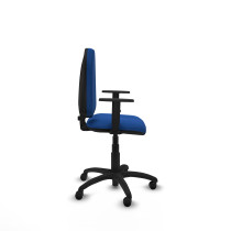 Aýna CP similpiel azul brazos 1D base poliamida ruedas engomadas 50mm