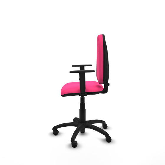 Aýna CP similpiel rosa brazos 1D base poliamida ruedas engomadas 50mm