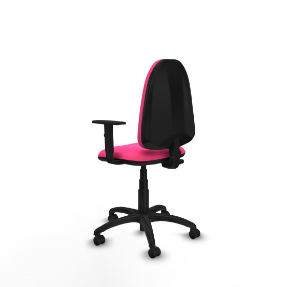 Aýna CP similpiel rosa brazos 1D base poliamida ruedas engomadas 50mm
