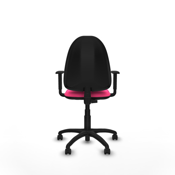 Aýna CP similpiel rosa brazos 1D base poliamida ruedas engomadas 50mm