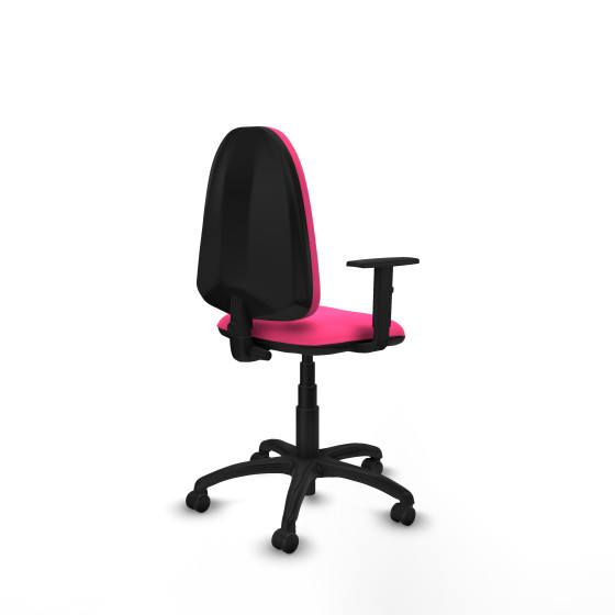 Aýna CP similpiel rosa brazos 1D base poliamida ruedas engomadas 50mm