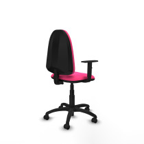 Aýna CP similpiel rosa brazos 1D base poliamida ruedas engomadas 50mm