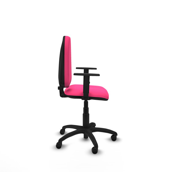 Aýna CP similpiel rosa brazos 1D base poliamida ruedas engomadas 50mm