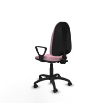 Algarra CP bali rosa brazos fijos base poliamida ruedas autofrenantes 50mm
