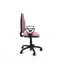 Algarra CP bali rosa brazos fijos base poliamida ruedas autofrenantes 50mm