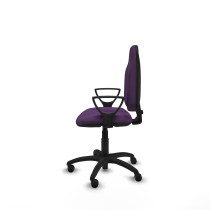 Algarra CP bali morado brazos fijos base poliamida ruedas autofrenantes 50mm