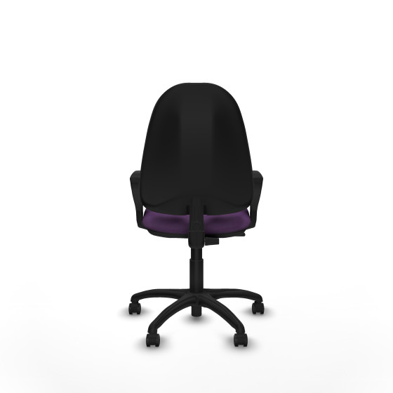 Algarra CP bali morado brazos fijos base poliamida ruedas autofrenantes 50mm