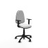 Aýna CP bali blanco brazos 1D base poliamida ruedas nailon 50mm