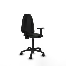 Aýna CP bali negro brazos 1D base poliamida ruedas nailon 50mm