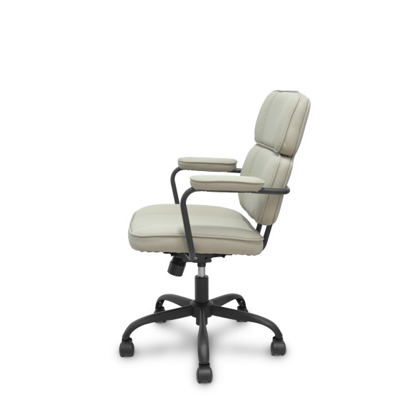 Silla Opti518 basculante simipiel beige.