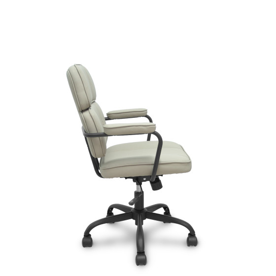 Silla Opti518 basculante simipiel beige.