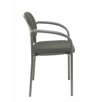 Silla fija Styl bali negro chasis negro con brazos
