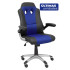 Silla gaming Talave similpiel negro y azul