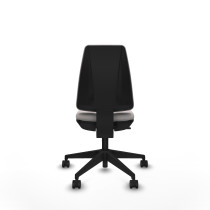 Elche CP similpiel blanco base piramidal ruedas nailon 65mm