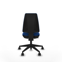 Elche CP similpiel azul base piramidal ruedas nailon 65mm