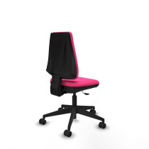 Elche CP similpiel rosa base piramidal ruedas nailon 65mm