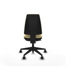 Elche CP similpiel crema base piramidal ruedas nailon 65mm