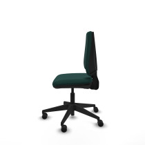 Elche CP similpiel verde botella base piramidal ruedas nailon 65mm