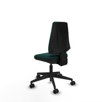 Elche CP similpiel verde botella base piramidal ruedas nailon 65mm