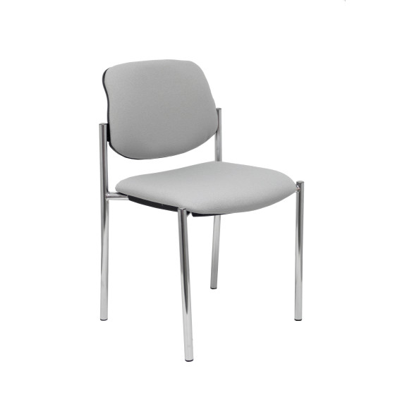 Silla fija Styl bali gris chasis cromo