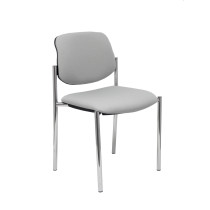 Silla fija Styl bali gris chasis cromo