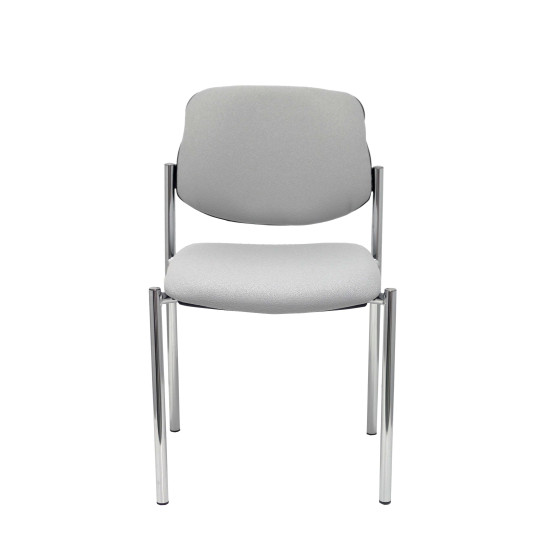 Silla fija Styl bali gris chasis cromo